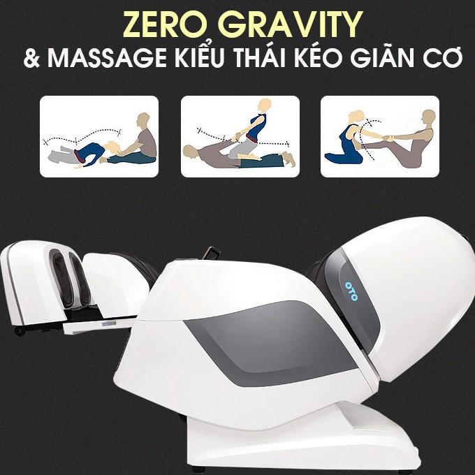 Ghế massage toàn thân OTO Prestige PE-09 (màu xám)